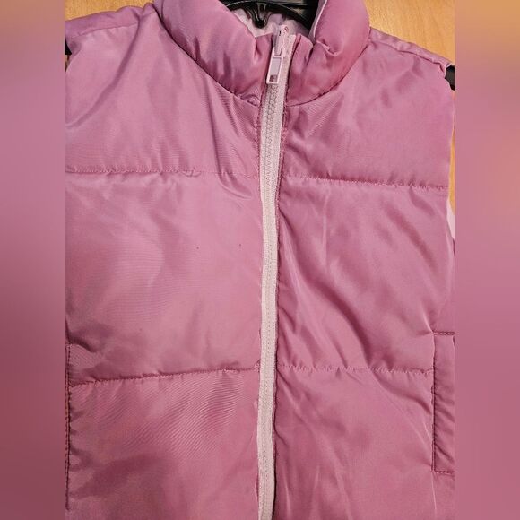 Reversible puffer vest Jacket pink - Picture 7 of 7